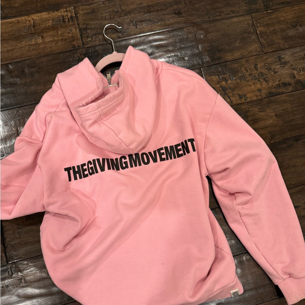 The Giving Movement Zip Up Hoodie